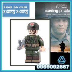 Đồ chơi xếp hình Call of Duty Lính cứu thương biệt kích Mỹ trong thế chiến 2 Minifigures JA020