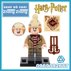 Xếp hình Harry Potter - Hermion - Ginny Weasley - Moaning Myrtle - Ron - Fred Lego Minifigures POGO PG8285
