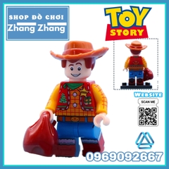Xếp hình Toy Story Woody Buzz Lightyear Bunny LGM Stay Puft Gizmo Stripe Unicorn Mascot Lego Minifigures WM6077