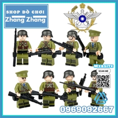 Đồ chơi xếp hình lính Quốc dân Trung Hoa trong Thế Chiến II Minifigures M8042