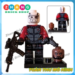 Mô hình nhân vật người dơi batman Deadshot Robin Batgirl Jeromi Valeska G0189 Zhang Brick Shop