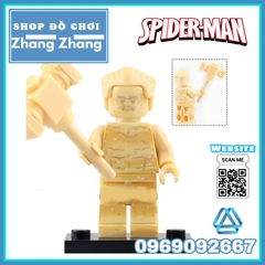 Đồ chơi xếp hình Người nhện Spider Man Doctor Octopus Electro Green Goblin Sandman Minifigures Xinh X0328
