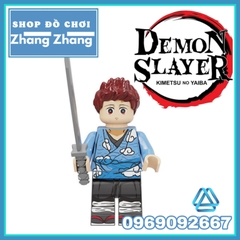 Xếp hình Agatsuma Zenitsu - Tanjiro Nezuko Kamado - Inosuke Hashibira trong Demon Slayer Lego Minifigures POGO PG8292
