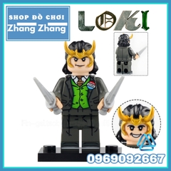 Đồ chơi xếp hình Lady Loki Tva gồm Mobius - Renslayer - Sylvie - He Who Remains Minifigures Xinh X0318