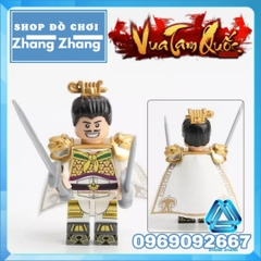 Xếp hình 12 nhân vật Tam Quốc Tào Tháo Quan Vũ Trương Phi Triệu Tử Long Lữ Bố Khổng Minh Lego Minifigures Decool 2030