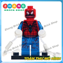 Xếp hình Agent X, Green Goblin, Spider-Armor, Miles Morales siêu anh hùng Lego Minifigures POGO PG8096