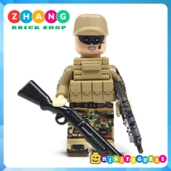 Xếp hình thủy quân lục chiến Mỹ United States Marine Corps Modern War Lego Minifigures Decool 308 311