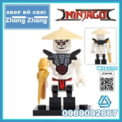Xếp hình Ninjago tộc xương Chopov - Kruncha - Nuckal - Frakjaw - Whyplash - Krazi Lego Minifigures Lele A041 048