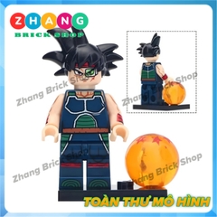 Xếp hình Dragon Ball Chi-Chi - Grand Priest Gotenks Xeno Goku Tien Shinhan Bardock Vegeta Lego Minifigures Koruit KT1011