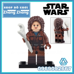 Đồ chơi xếp hình Star Wars gồm Peli Motto - Fennec Shard - Boba Fett - Greef Karga - Jango Fett Minifigures WM6122