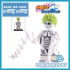 Đồ chơi xếp hình Naruto gồm Namikaze Minato - Uchiha Sasuke - Hatake Kakashi - Rock Lee - Zetsu Minifigures WM6109