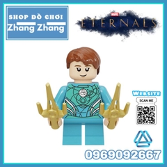 Đồ chơi xếp hình Eternals gồm Ikaris Thena Gilgamesh - Makkari Ajak Kingo - Sersi Phastos Druig Minifigures Kopf E0101