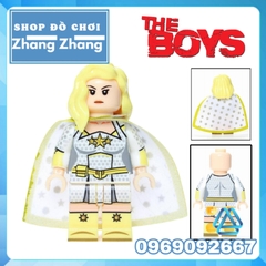 Xếp hình The Boys
Siêu anh hùng Homelander - Starlight - A-Train - Translucent - Black Noir Lego Minifigures Kopf KF6103