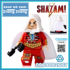 Xếp hình Flash & Shazam Green Lantern Fire Storm - Black Adam - Lobo - Scarecrow DC Comics Lego Minifigures Xinh X0153
