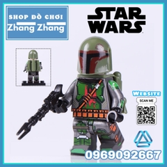 Xếp hình Star Wars The Mandalorian Mới nhất 2020 chiến tranh giữa các vì sao Lego Minifigures WM6092
