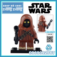Xếp hình Mô hình Ahsoka  - Dark Trooper - Mandalorian - Moff - Boba Fett - Luke Skywalker - Jawa Lego Minifigures WM6121