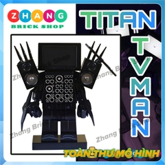 Đồ chơi xếp hình Skibidi toilet trong trò chơi Titan TV Man Mô hình lắp ráp Minifigures  KDL821 XPK2162