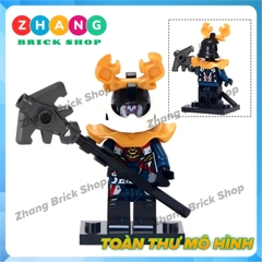 Xếp hình Ninjago Master Spinjitzu Harumi Samurai X Lego Minifigures LELE A001-008