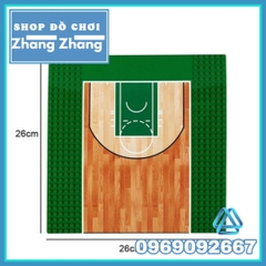 Xếp hình giải bóng rổ nhà nghề NBA đầy đủ bảng rổ Lego Minifigures Koruit KT1021-2A