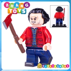 Xếp hình Jack Torrance Chainsaw Killer - Jason - Sam Elvira Twisty the Clown Pyramid Head Nurse Lego Minifigures WM6101