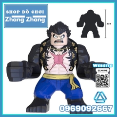Xếp hình Luffy gear 4 Boundman Đảo hải tặc trong One Piece mới nhất Lego Minifigures Koruit XP235