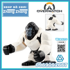 Xếp hình Khỉ Đột Winston trong Over Watch cỡ Bigfigures Lego Minifigures PRCK GL113