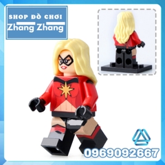 Xếp hình Ms Marvel Iron Man Vision Luke Cage Red Widow Black Tom Cassidy Jessica Jones Whiplash Lego Xinh X0173