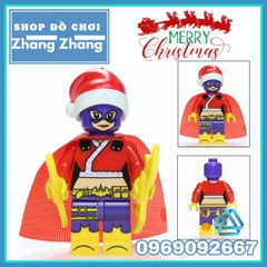 Xếp hình Giáng sinh Batgirl - Black Panther Cyclops Falcon Red Robin Flash Marry Christmas Lego Minifigures POGO PG8189