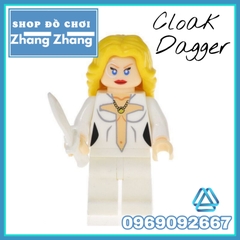 Xếp hình Cloak & Dagger Siêu anh hùng Marvel mới nhất 2020 Lego Minifigures Kopf KF572