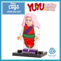 Xếp hình Yuyu Hakusho - Yusuke - Kazuma - Hiei - Genkai - Itsuki trong Ghost Fighter Lego Minifigures POGO PG8163