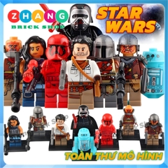 Xếp hình Star Wars Mandalorian and Rise of Skywalker Dameron Mando Sith Trooper Cara Dune Raider Lego Minifigures G0001