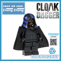 Xếp hình Cloak & Dagger
- Tyrone Johnson Siêu anh hùng Lego Minifigures Kopf KF573 KF6046