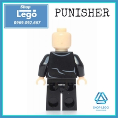 Xếp hình Punisher kẻ thanh trừng Lego Minifigures Kopf KF272 KF6019