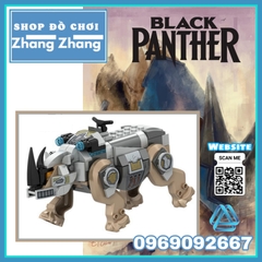 [247 hình] [15 cm] Xếp hình Quái thú Rhino Lego Minifigures MG1009