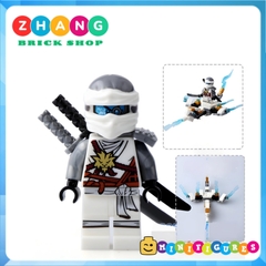 Xếp hình Ninjago Jay Lloyd Kai Cole Zane Stone Scout Chop rai Cryptor tặng kèm Rồng bay Lego Minifigures SY626