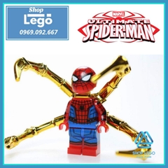 Xếp hình người nhện Spider-Man Civil War mới trong Avengers Lego Minifigures Kopf KF6090 KF1165