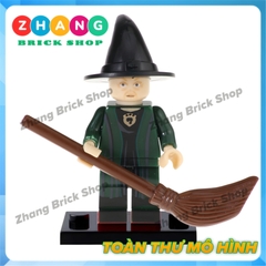 Đồ chơi xếp hình Harry Potter Hermione Dumbledore Minerva Dolores Ron Weasley Snape Minifigures POGO PG8133