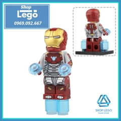 Xếp Hình Ulysses Klaw Ghost Rider Iron Man Red Skull Spider Man Everett Ross Black Panther Lego Minifigures Xinh X0221