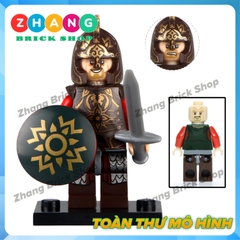 Xếp hình The Hobbit Theoden - Eomer - Rohan - Wormtongue - Boromir - Aragorn - Bowman Lego Minifigures Pogo PG8031