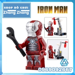 Xếp hình Iron man Captain America MK5 MK1 MK41 MK50 Ant Man Avengers Endgame Lego Minifigures Lele D165 d172