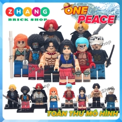 Xếp hình One Piece Nico Robin - Franky - Trafalgar - Sabo - Shanks
- Nami - Ace
- Brook Lego Minifigures Koruit KT1013