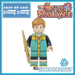 Xếp hình Meliodas - Elizabeth Liones - Ban - Diane - King- Gowther - Escanor- Merlin Lego Minifigures Kopf KF6129