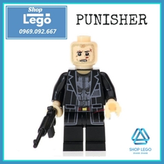 Xếp hình Punisher kẻ thanh trừng Lego Minifigures Kopf KF272 KF6019