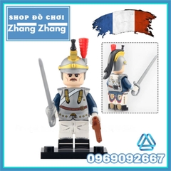 Đồ chơi xếp hình Quân viễn chinh đông dương Đế quốc Pháp thế kỷ 19 Minifigures N005 008