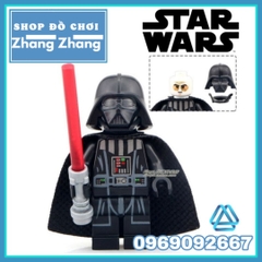 Xếp hình Star Wars nhân vật Darth Vader học trò Sith Lord Palpatine Lego Minifigures POGO PG633