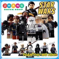 Xếp hình Star Wars Imwe - Jyn Erso - Stormtrooper - Malbus - Death Trooper - Orson Andor Lego Minifigures Xinh X0139