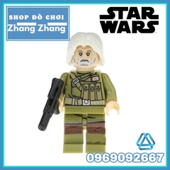 Đồ chơi Xếp hình Star Wars Skywalker - Han Solo - Yoda Admiral  - Rebellion - Sabine - Rose - Jabba Minifigures POGO PG8115