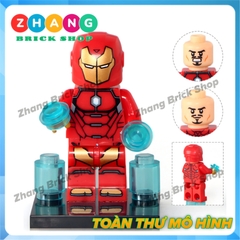 Xếp hình Captain America - Super Adaptoid - SpiderBoy - She Hulk - Hammer - Coulson Marvel Lego Minifigures Xinh X0151