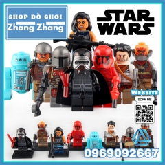 Xếp hình Star Wars Mandalorian and Rise of Skywalker Dameron Mando Sith Trooper Cara Dune Raider Lego Minifigures G0001
