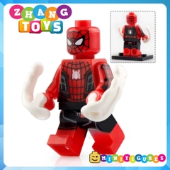 Xếp hình Lego Spider-Man Far From Home Mysterio Peter Parker Nick Fury Happy Hogan Hydro Man Lego Minifigures Xinh X0249